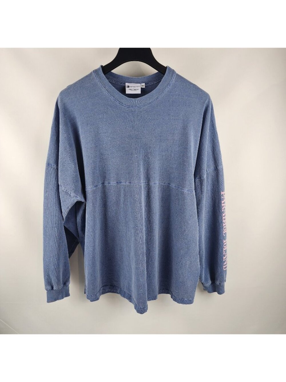 Spirit Jersey Sweatshirt Mens XL MGM Resorts Atlantis Spell Out Logo Blue